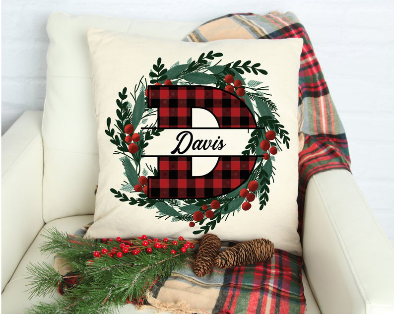 Custom Printed Initial Pillow Case GallantMEDIA