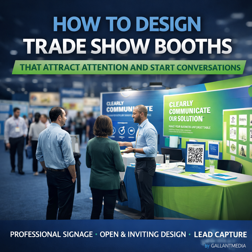 How to Design Trade Show Booths That Attract Attention and Start Conversations