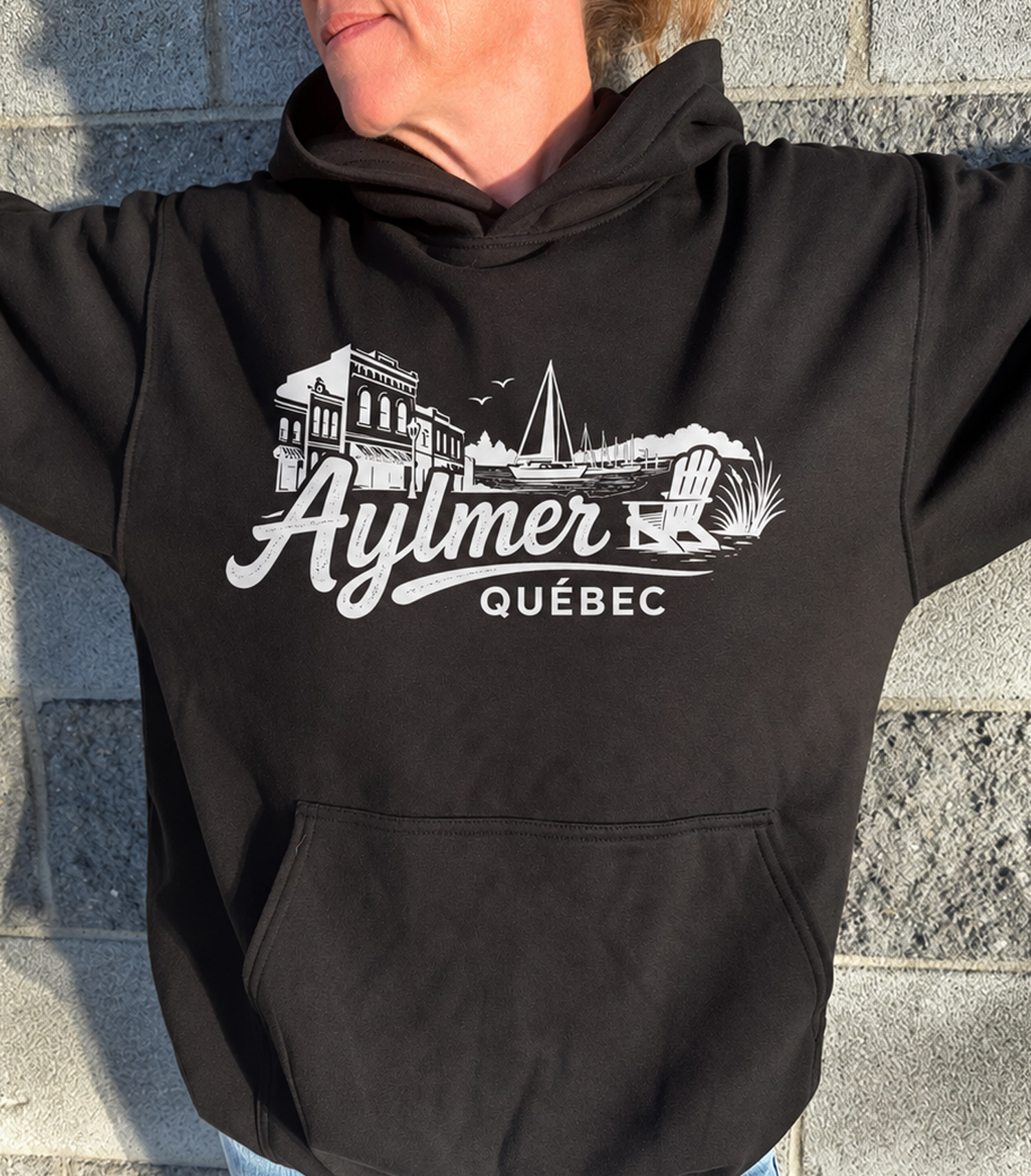 Aylmer Quebec french terry hoodie