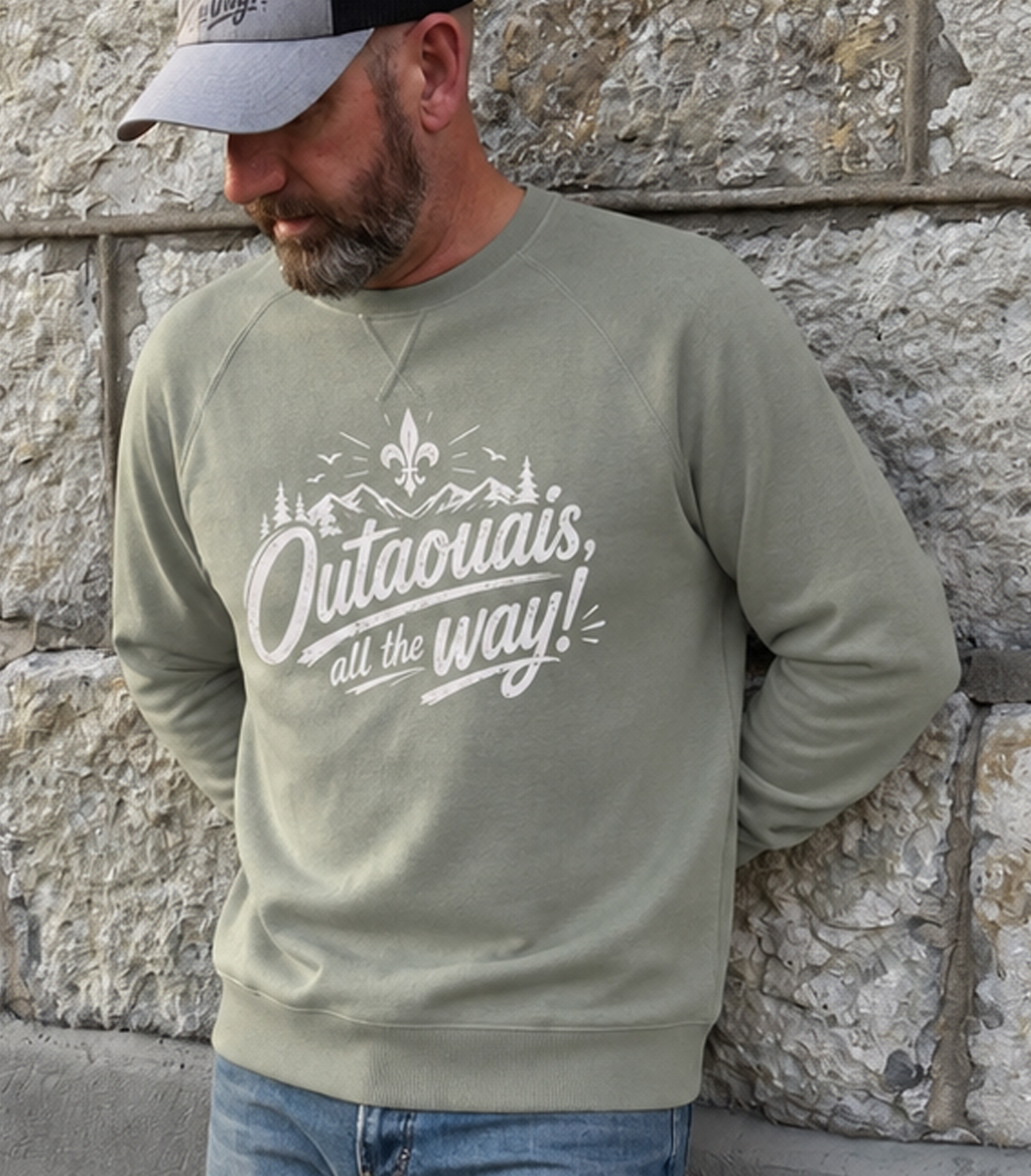 Outaouais, All The Way crewneck sweater