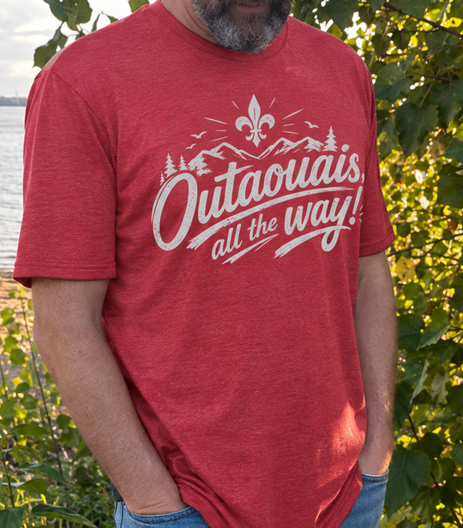 Outaouais, All The Way men's tee