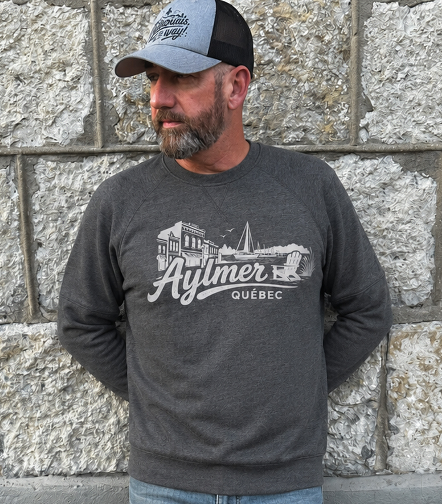 Aylmer terry crew neck sweatchirt