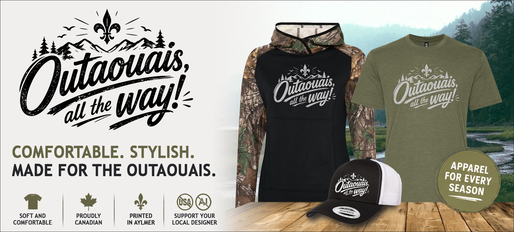 Outaouais, All The Way banner ad